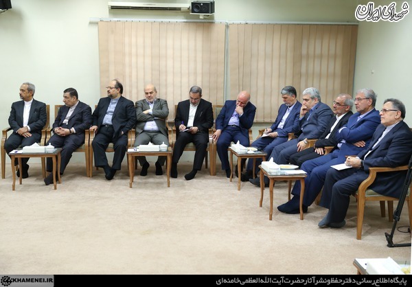 دیدار رئیس جمهور و اعضای هیئت دولت با رهبر انقلاب