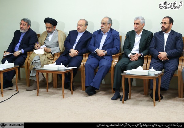 دیدار رئیس جمهور و اعضای هیئت دولت با رهبر انقلاب