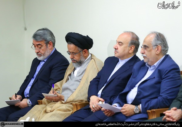 دیدار رئیس جمهور و اعضای هیئت دولت با رهبر انقلاب