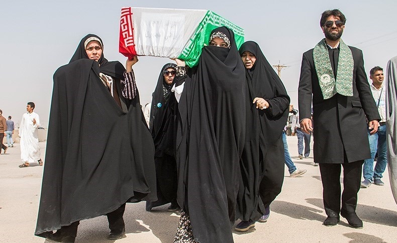 ورود پیکر ۷۵ شهید دفاع مقدس از مرز شلمچه ورود پیکر ۷۵ شهید دفاع مقدس از مرز شلمچه
