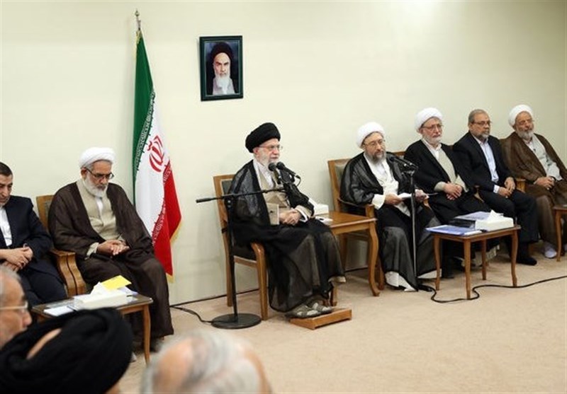 دیدار رئیس و مسئولان دستگاه قضایی با رهبر انقلاب دیدار رئیس و مسئولان دستگاه قضایی با رهبر انقلاب