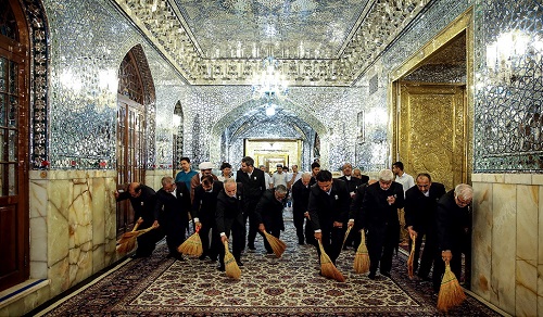 حرم رضوی در آستانه میلاد امام رضا(ع) حرم رضوی در آستانه میلاد امام رضا(ع)