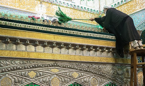 حرم رضوی در آستانه میلاد امام رضا(ع) حرم رضوی در آستانه میلاد امام رضا(ع)