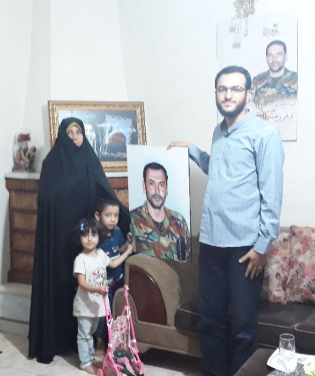 نقاشی شهیدی که بادیگارد سردار سلیمانی بود + عکس نقاشی شهیدی که بادیگارد سردار سلیمانی بود + عکس