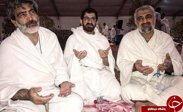 قابی ماندگار از سه مداح اهل بیت در صحرای عرفات قابی ماندگار از سه مداح اهل بیت در صحرای عرفات