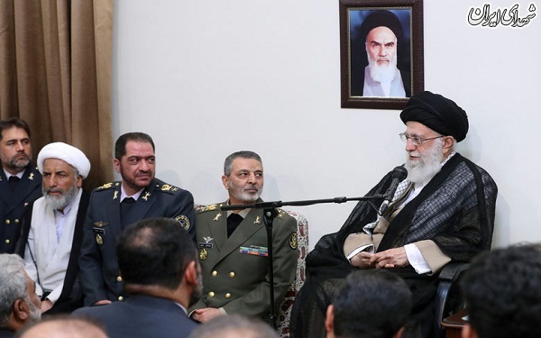 دیدار فرماندهان و مسئولان قرارگاه پدافند هوایی خاتم‌الانبیاء (ص) ارتش