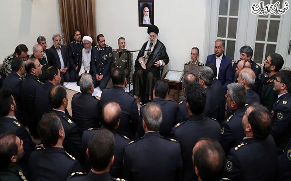 دیدار فرماندهان و مسئولان قرارگاه پدافند هوایی خاتم‌الانبیاء (ص) ارتش