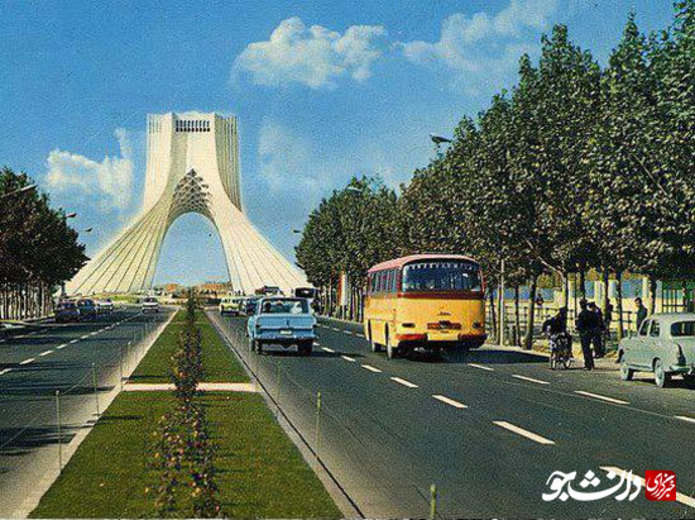 میدان آزادی در زمانی نزدیک به نیم قرن پیش + عکس