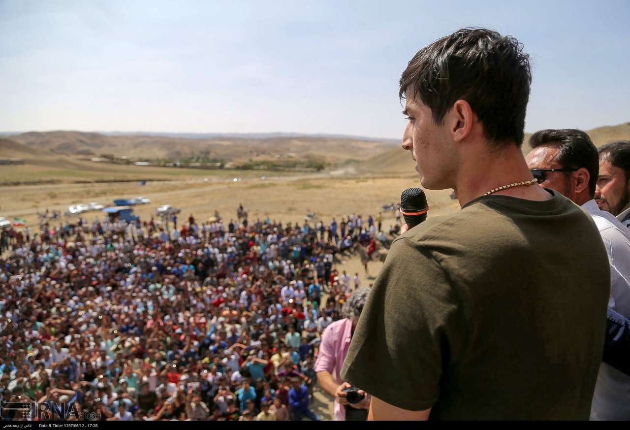 حضور سردار آزمون در شهرستان راز جرگلان + عکس