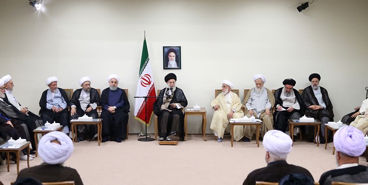 رئیس و اعضای مجلس خبرگان با رهبر انقلاب دیدار کردند رئیس و اعضای مجلس خبرگان با رهبر انقلاب دیدار کردند