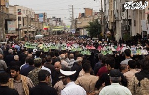 تشییع پیکر شهیدمدافعحرم سیدسجادخلیلی تشییع پیکر شهیدمدافعحرم سیدسجادخلیلی