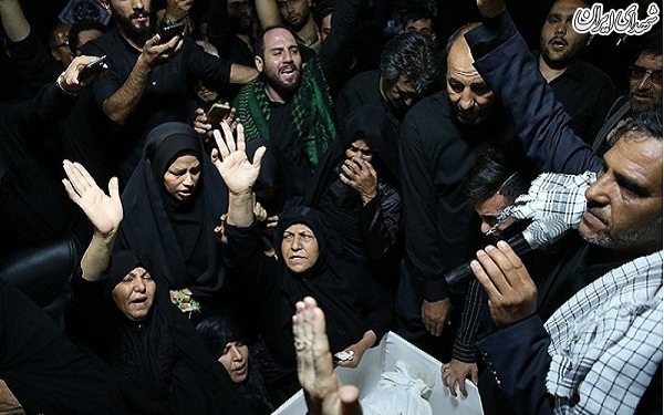 وداع با پیکر مطهر شهید مدافع حرم، علی اصغر الیاسی