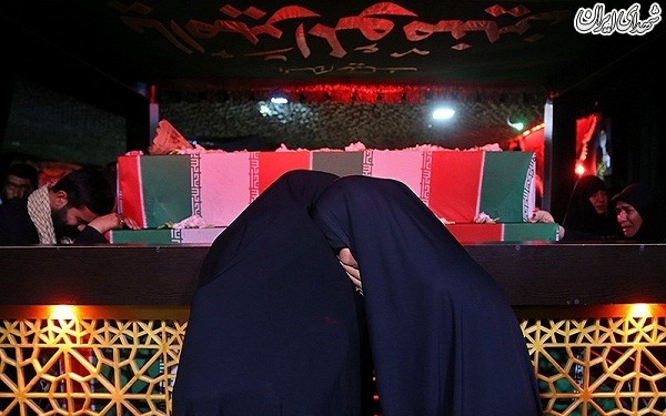 وداع با پیکر مطهر شهید مدافع حرم، علی اصغر الیاسی