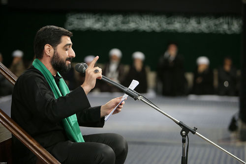 اولین شب عزاداری اباعبدالله الحسین(ع) در بیت رهبری