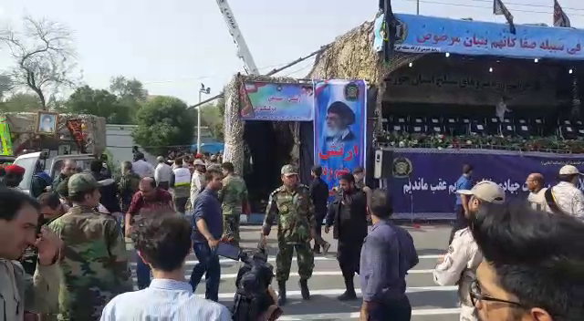 حمله تروریستی به مراسم رژه نیروهای مسلح در اهواز/ شماری به شهادت رسیدند حمله تروریستی به مراسم رژه نیروهای مسلح در اهواز/ شماری به شهادت رسیدند