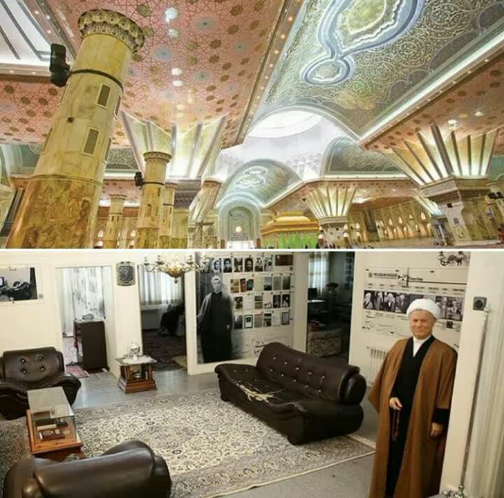 کاخ برای امام (ره) / مبل پاره برای هاشمی! + عکس