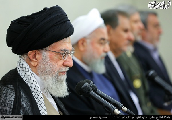 دیدار رئیس جمهور و اعضای هیات دولت با رهبر انقلاب