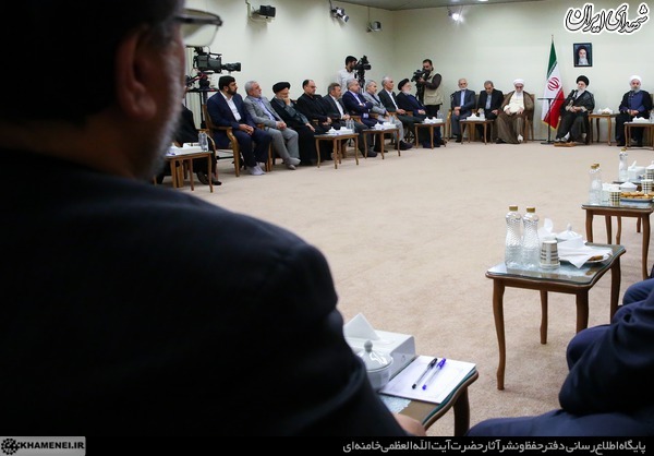 دیدار رئیس جمهور و اعضای هیات دولت با رهبر انقلاب