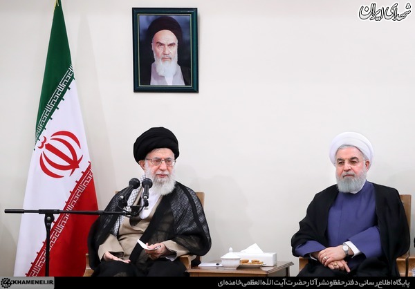 دیدار رئیس جمهور و اعضای هیات دولت با رهبر انقلاب