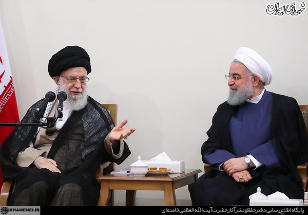 دیدار رئیس جمهور و اعضای هیات دولت با رهبر انقلاب
