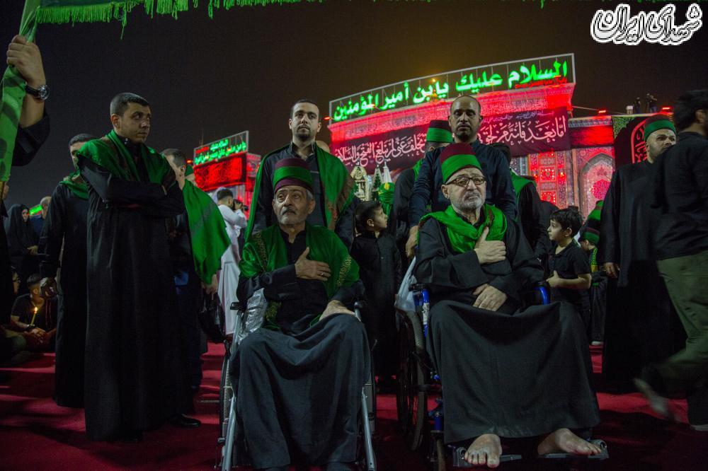 دسته عزاداری سادات حسینی در حرم سید الشهدا(ع)
