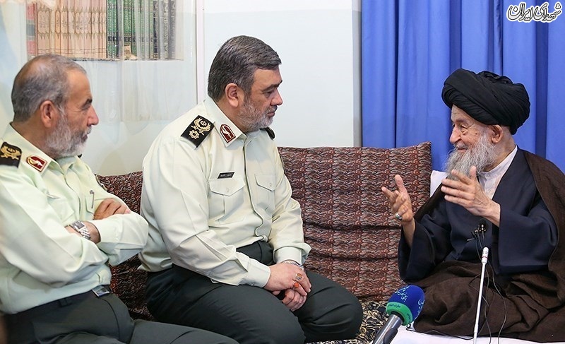 دیدار فرمانده ناجا با علما و مراجع تقلید