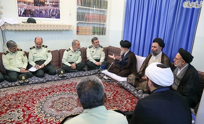 دیدار فرمانده ناجا با علما و مراجع تقلید