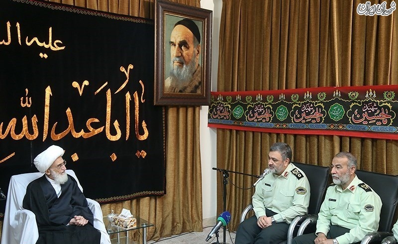 دیدار فرمانده ناجا با علما و مراجع تقلید