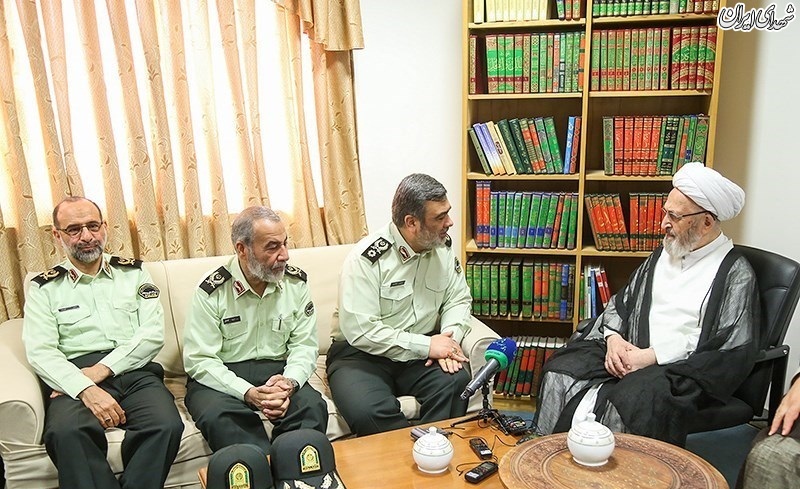 دیدار فرمانده ناجا با علما و مراجع تقلید