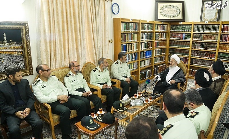 دیدار فرمانده ناجا با علما و مراجع تقلید