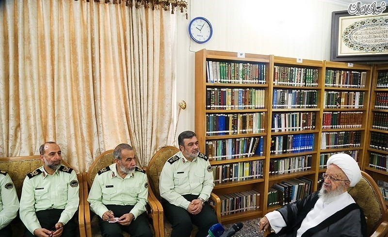 دیدار فرمانده ناجا با علما و مراجع تقلید
