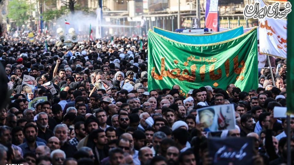 تشییع باشکوه شهدای حادثه تروریستی اهواز