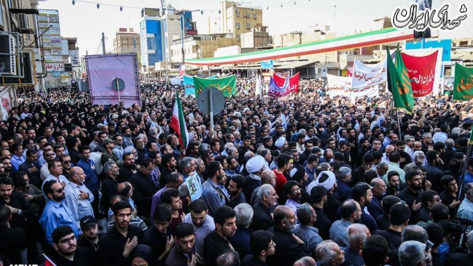 تشییع باشکوه شهدای حادثه تروریستی اهواز
