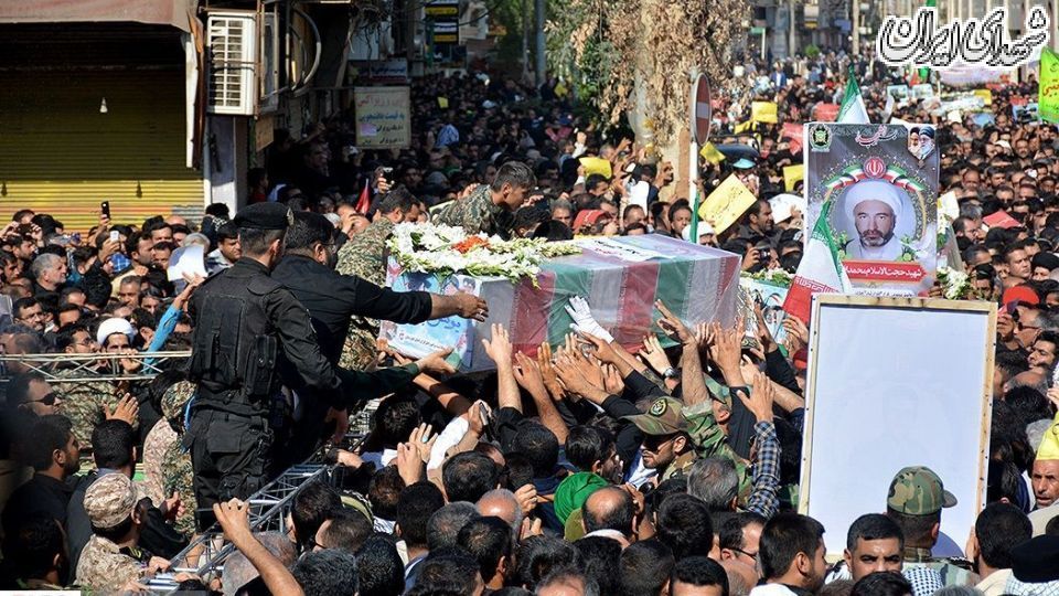 تشییع باشکوه شهدای حادثه تروریستی اهواز