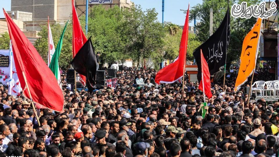 تشییع باشکوه شهدای حادثه تروریستی اهواز