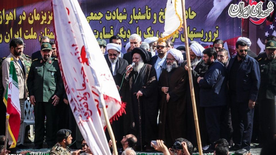 تشییع باشکوه شهدای حادثه تروریستی اهواز