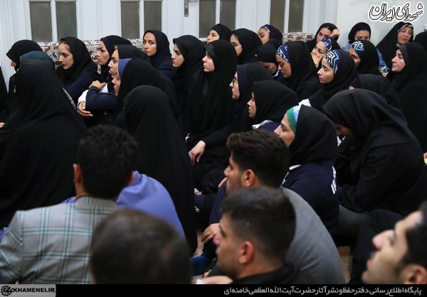 دیدار با مدال آوران بازی های آسیایی با رهبر انقلاب