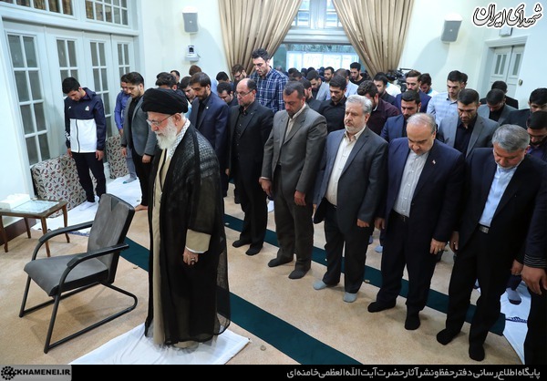 دیدار با مدال آوران بازی های آسیایی با رهبر انقلاب