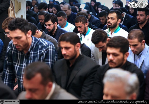 دیدار با مدال آوران بازی های آسیایی با رهبر انقلاب