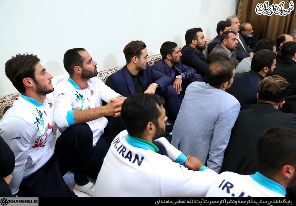 دیدار با مدال آوران بازی های آسیایی با رهبر انقلاب