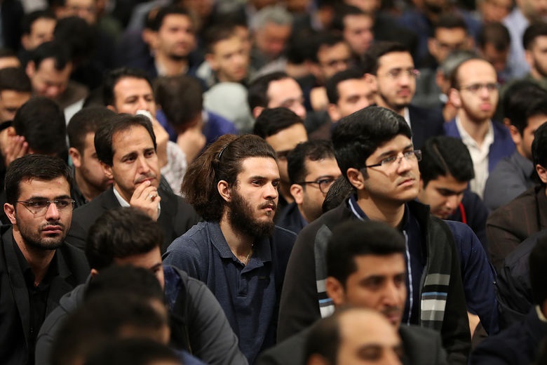 تیپ یک جوان نخبه در دیدار امروز با رهبر انقلاب + عکس