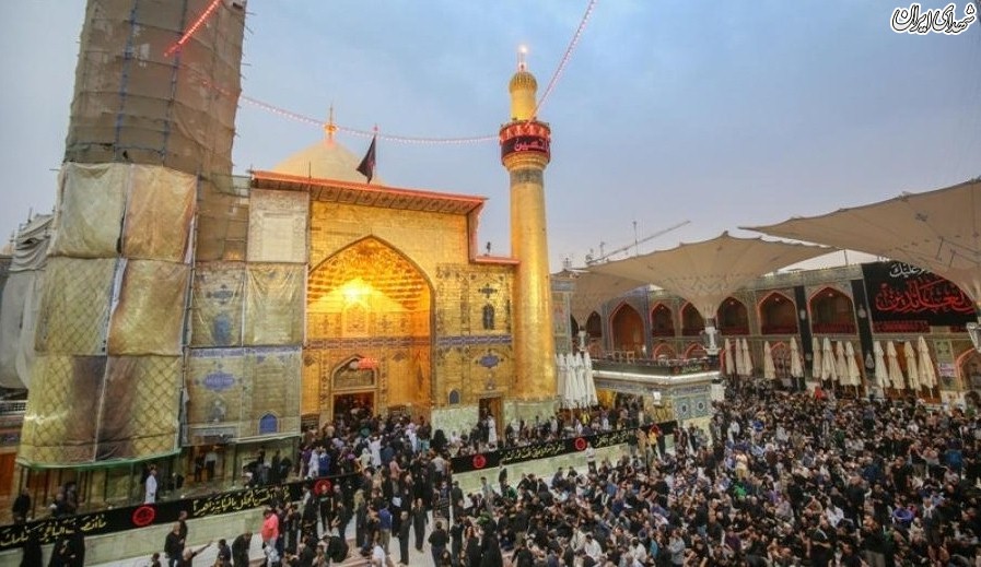 حضور میلیونی زائران اربعین در حرم حضرت امیرالمؤمنین(ع)
