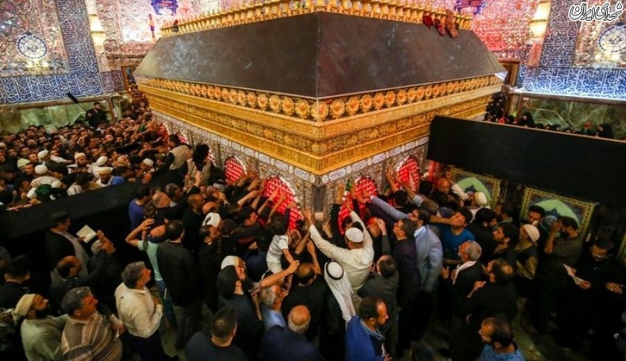 حضور میلیونی زائران اربعین در حرم حضرت امیرالمؤمنین(ع)