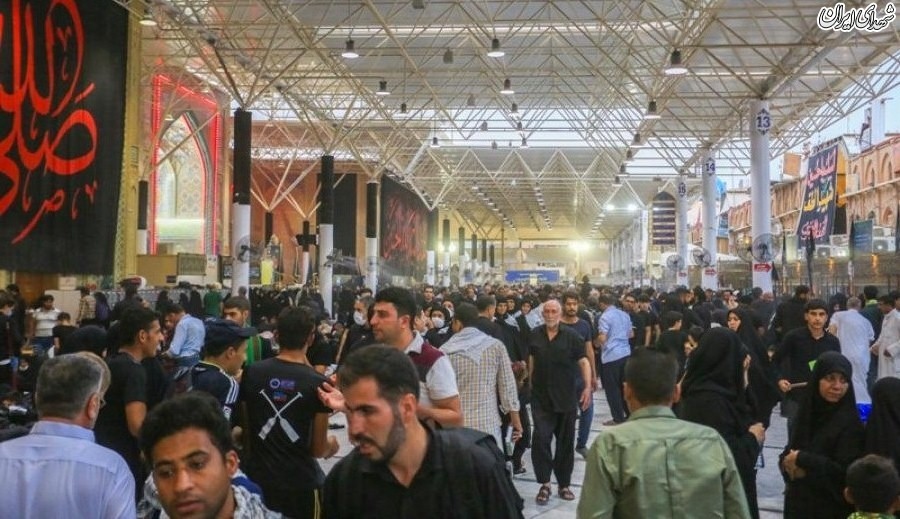 حضور میلیونی زائران اربعین در حرم حضرت امیرالمؤمنین(ع)