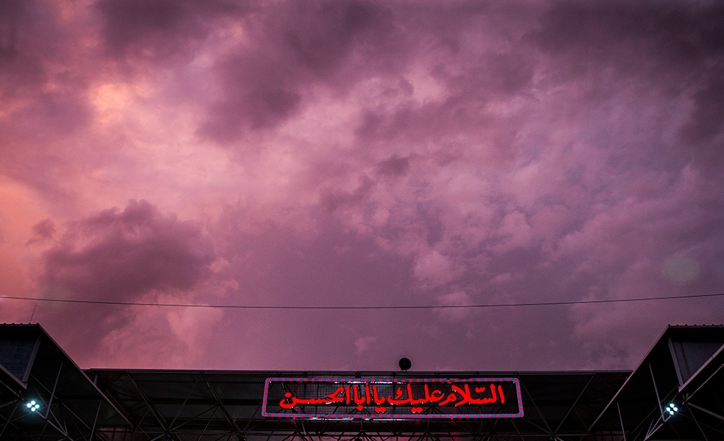 بارش باران در نجف اشرف