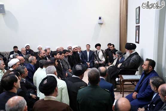 دیدار جمعی از مسئولان و دست اندرکاران حج با رهبر انقلاب