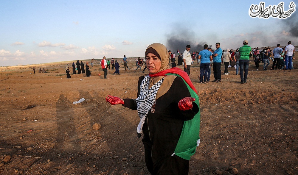 زنان فلسطینی در خط مقدم مبارزه با نظامیان اسرائیلیزنان فلسطینی در ارائه الگوی افتخار در فداکاری در کنار مردان کوتاهی نکرده اند و در همه میادین مبارزه و عرصه‌های مقاومت در برابر رژیم صهیونیستی حضور دارند.