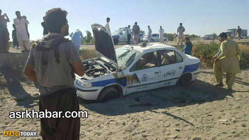 تیراندازی به ماموران راهور ناجا در ایرانشهر + عکس تیراندازی به ماموران راهور ناجا در ایرانشهر + عکس