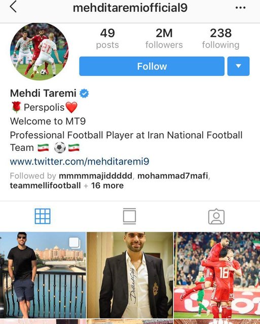 حمله هواداران پرسپولیس به اینستاگرام مهدی طارمی حمله هواداران پرسپولیس به اینستاگرام مهدی طارمی