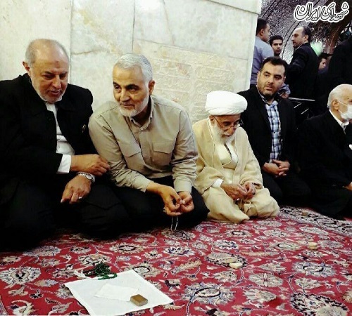 آیت الله جنتی و حاج قاسم در 